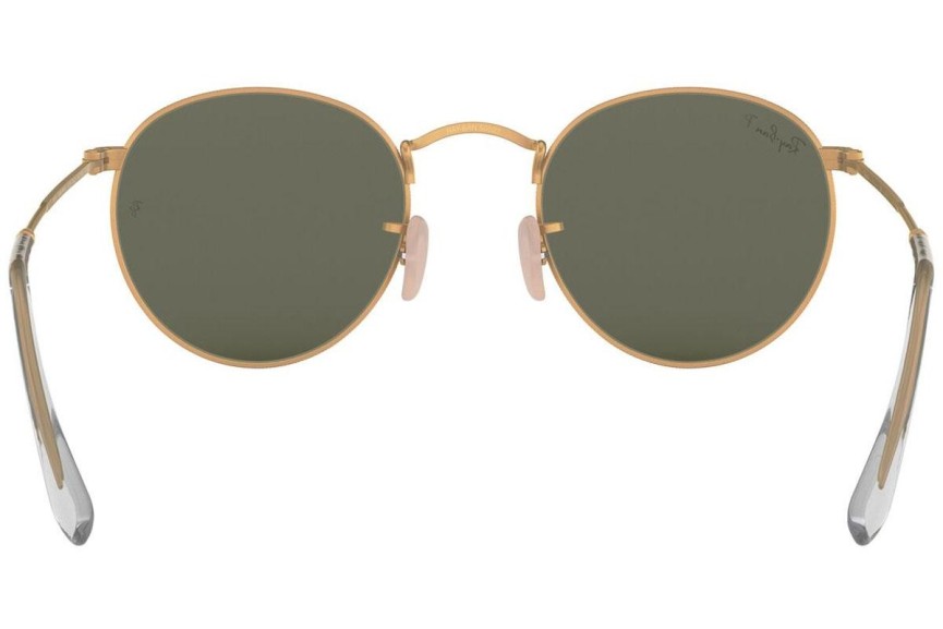 Sunglasses Ray-Ban Round Metal Metal RB3447 112/58 Polarized Rund Gold