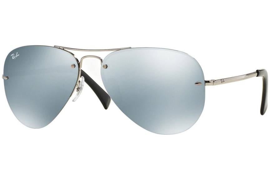 Sonnenbrille Ray-Ban RB3449 003/30 Pilot Silber