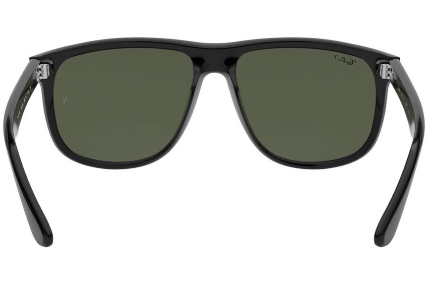 Sonnenbrille Ray-Ban Boyfriend RB4147 601/58 Polarized Quadratisch Schwarz