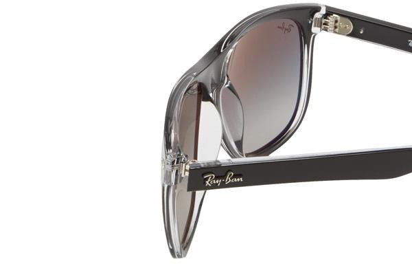 Sunglasses Ray-Ban Boyfriend RB4147 603971 Quadratisch Schwarz