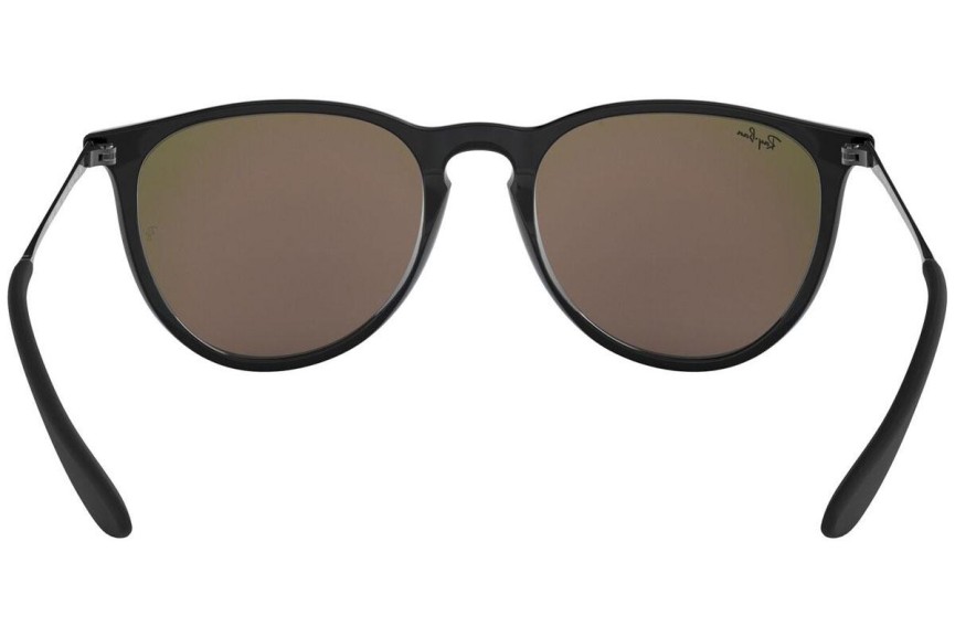 Sonnenbrille Ray-Ban Erika Color Mix RB4171 601/55 Rund Schwarz