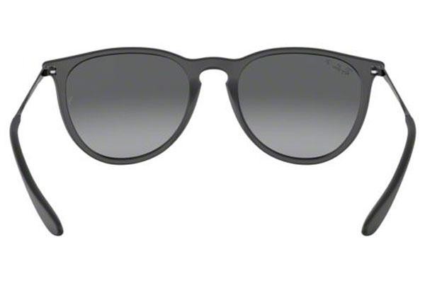 Sunglasses Ray-Ban Erika RB4171 622/T3 Polarized Rund Schwarz