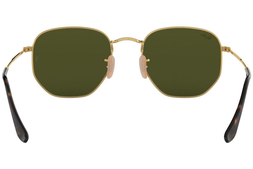 Sunglasses Ray-Ban Hexagonal Flat Lenses RB3548N 001/30 Rund Gold