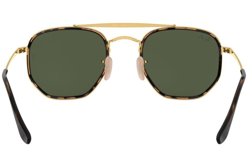 Sunglasses Ray-Ban The Marshal II RB3648M 001 Quadratisch Havanna