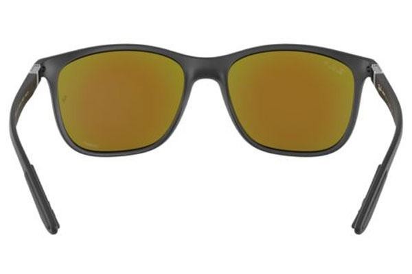 Sunglasses Ray-Ban Chromance Chromance Collection RB4330CH 601SA1 Polarized Quadratisch Schwarz