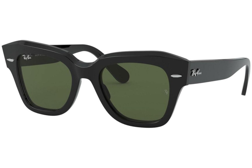 Sunglasses Ray-Ban State Street RB2186 901/31 Quadratisch Schwarz