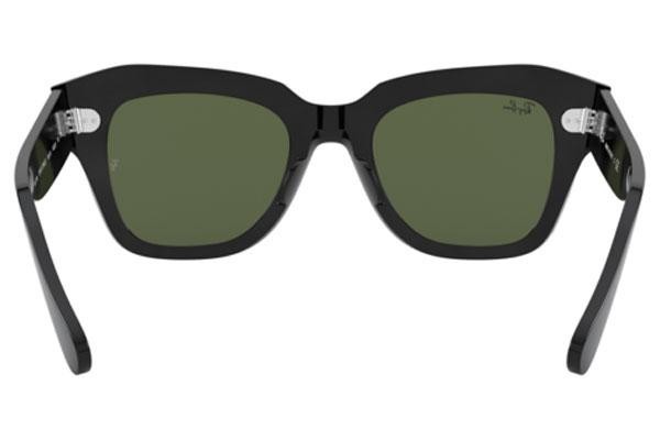 Sunglasses Ray-Ban State Street RB2186 901/31 Quadratisch Schwarz