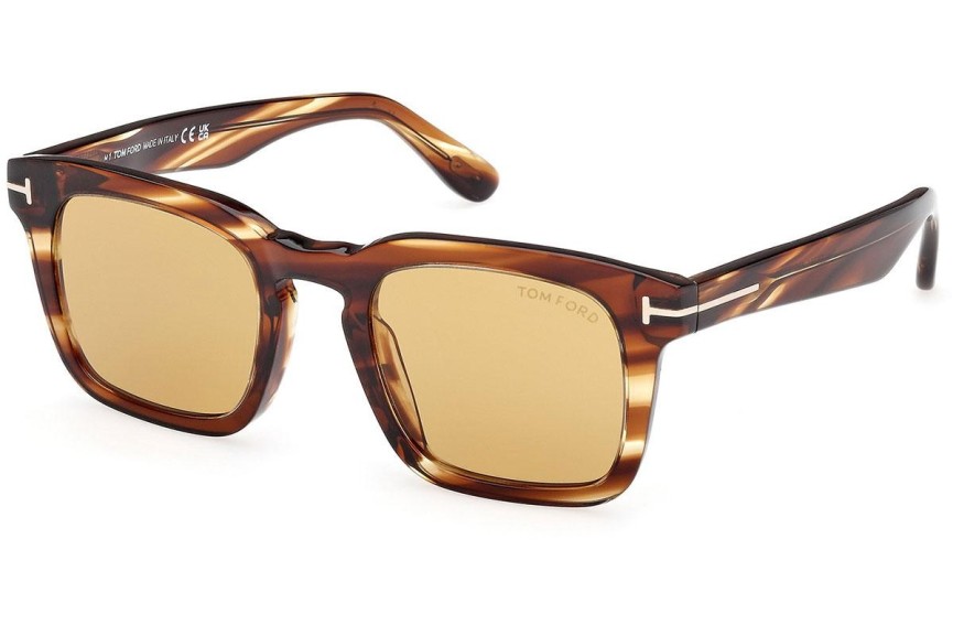 Sonnenbrille Tom Ford Dax FT0751 53E Quadratisch Havanna