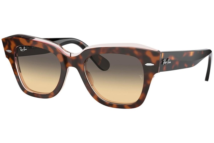 Sonnenbrille Ray-Ban State Street RB2186 1324BG Quadratisch Havanna