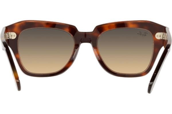 Sunglasses Ray-Ban State Street RB2186 1324BG Quadratisch Havanna