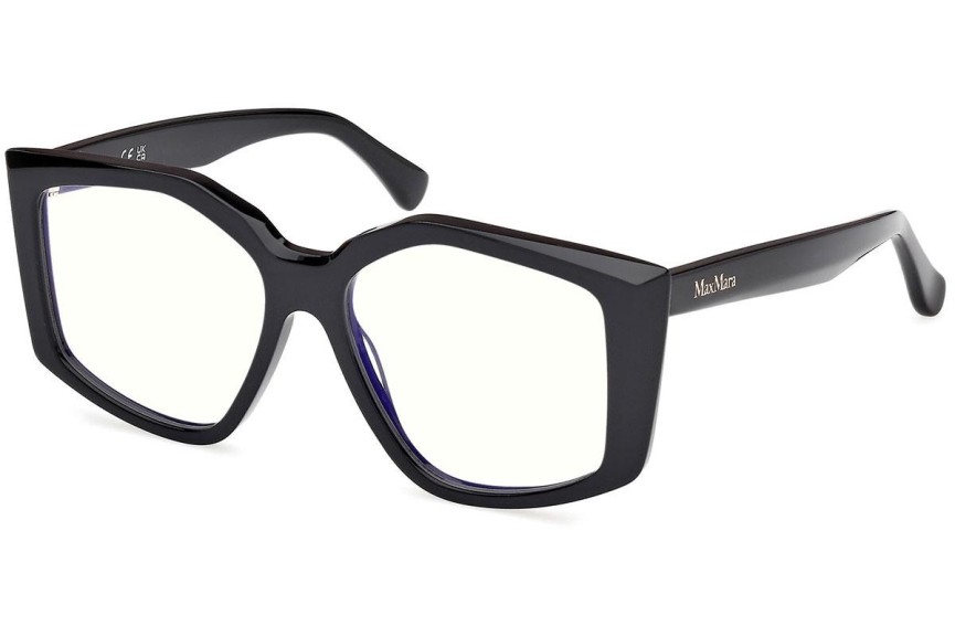 Brillen Max Mara MM5162-B 001 blue-light [non-prescription] Cat Eye Schwarz