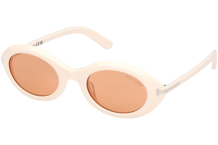 Sonnenbrille Tom Ford Carmen FT1186 25E Oval Beige