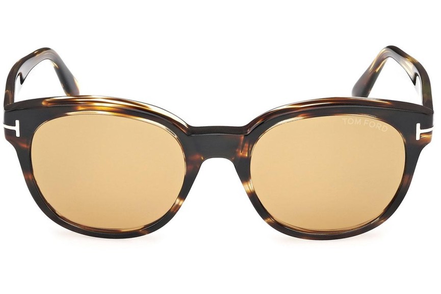 Sonnenbrille Tom Ford Mert FT1180 52E Rund Havanna