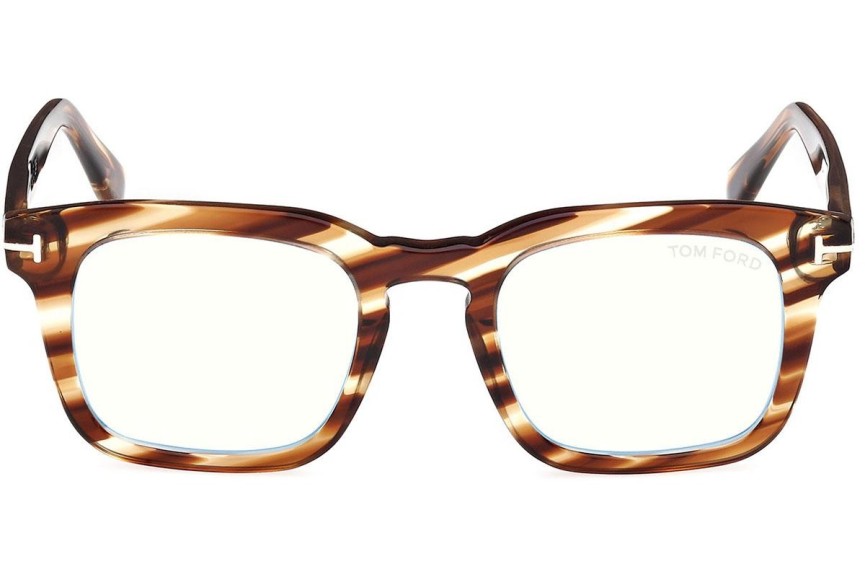 Brillen Tom Ford FT6025-B 053 Quadratisch Havanna