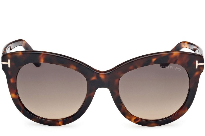 Sonnenbrille Tom Ford Odette FT1189 52F Cat Eye Havanna