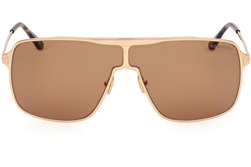 Sonnenbrille Tom Ford Zappa FT1173 30E Quadratisch Gold