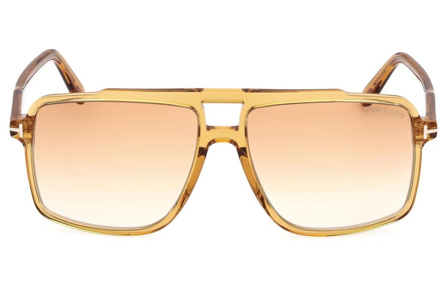 Sonnenbrille Tom Ford Kemp FT1177 39F Quadratisch Gelb