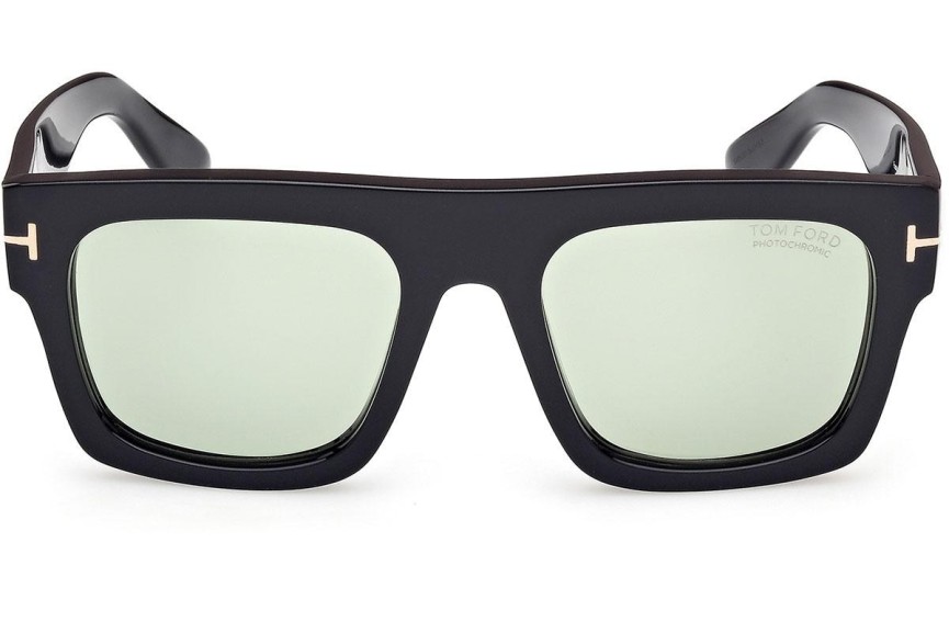 Sonnenbrille Tom Ford Fausto FT0711 01N Flat Top Schwarz