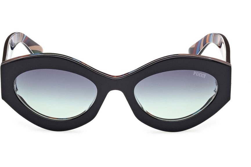 Sonnenbrille Emilio Pucci EP0227 01B Oval Schwarz