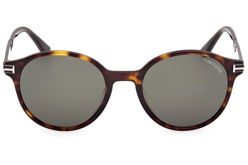 Sonnenbrille Tom Ford Araki FT1184 52N Rund Havanna