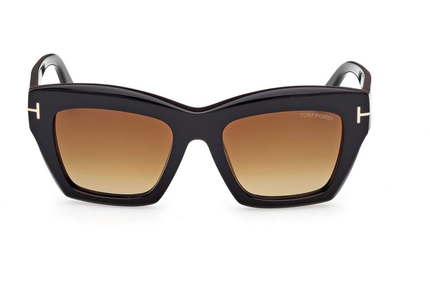 Sonnenbrille Tom Ford Luna FT1191 01F Cat Eye Schwarz