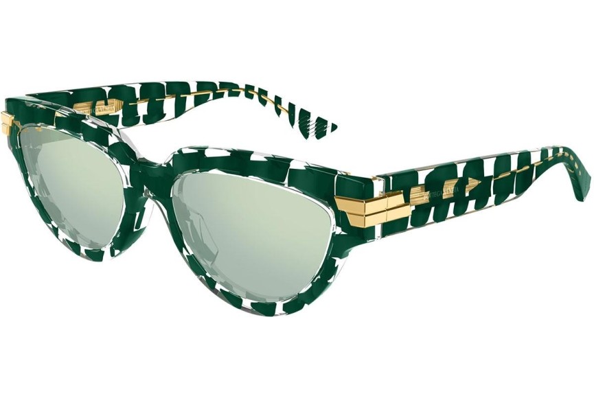 Sonnenbrille Bottega Veneta BV1035S 008 Cat Eye Grün