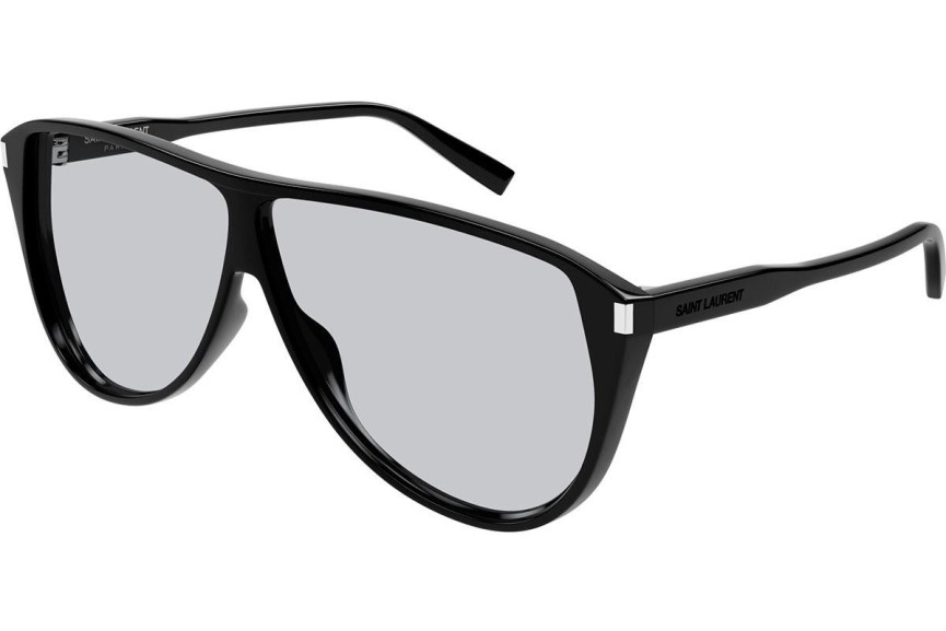 Sonnenbrille Saint Laurent SL731GASPAR 001 Quadratisch Schwarz