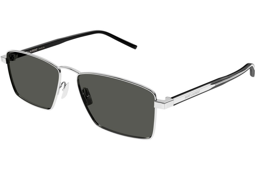 Sonnenbrille Saint Laurent SL700 002 Rechteck Silber