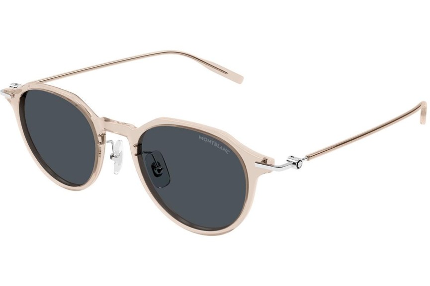 Sonnenbrille Mont Blanc MB0355S 004 Rund Braun