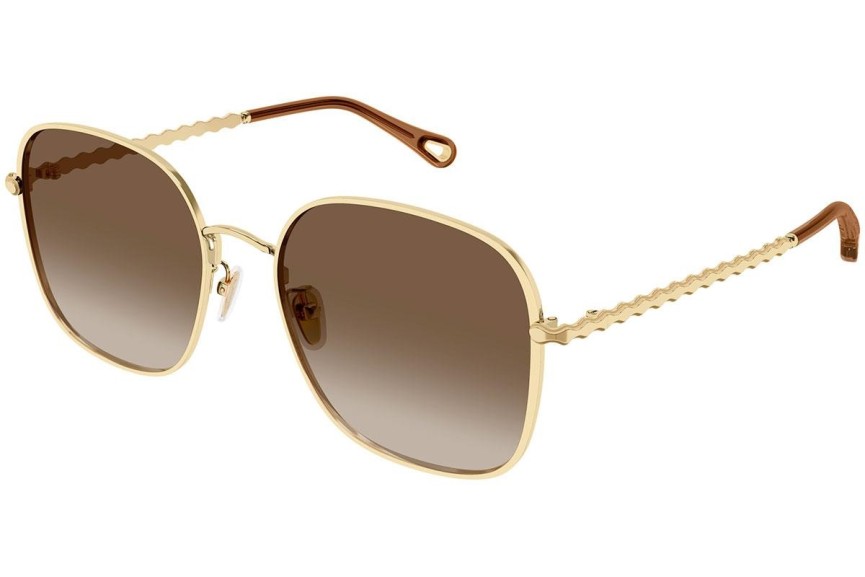 Sonnenbrille Chloe CH0255SK 003 Quadratisch Gold