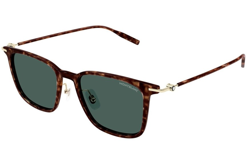 Sonnenbrille Mont Blanc MB0354S 002 Quadratisch Havanna