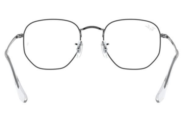 Glasses Ray-Ban Hexagonal RX6448 2502 Quadratisch Silber