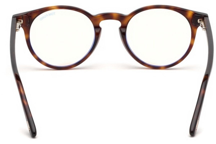 Brillen Tom Ford FT5557-B 052 Rund Havanna