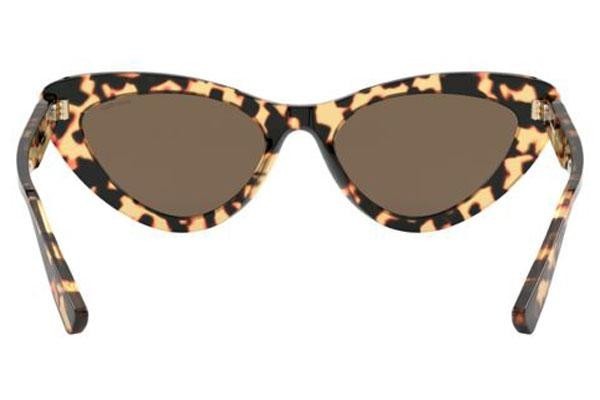 Sonnenbrille Miu Miu MU01VS 7S08C1 Cat Eye Havanna