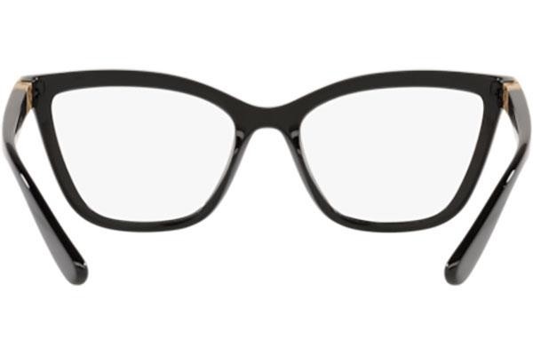 Glasses Dolce & Gabbana DG5076 501 Cat Eye Schwarz