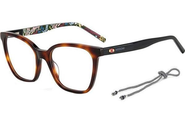 Glasses M Missoni MMI0091 05L Quadratisch Havanna