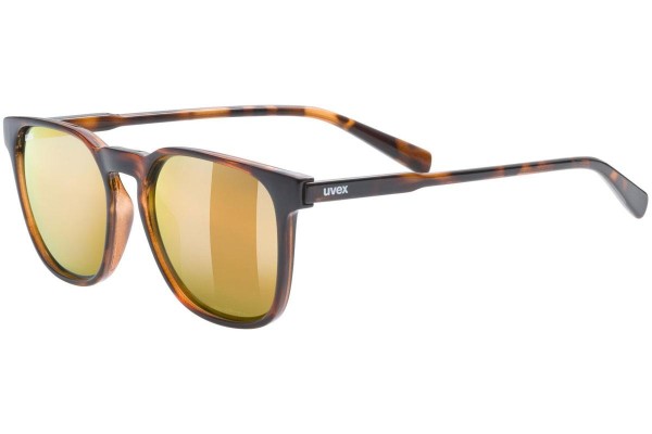 Sonnenbrille uvex lgl 49 P Havanna Mat S3 Polarized Quadratisch Havanna