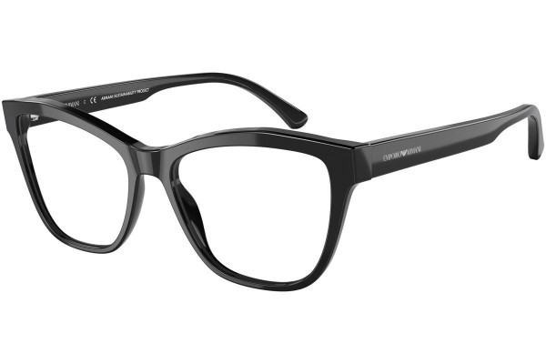 Glasses Emporio Armani EA3193 5875 Cat Eye Schwarz