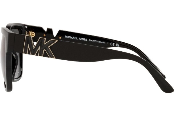 Sonnenbrille Michael Kors Karlie MK2170U 30058G Quadratisch Schwarz