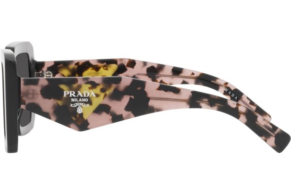 Sunglasses Prada PR23YS 1AB5S0 Quadratisch Schwarz