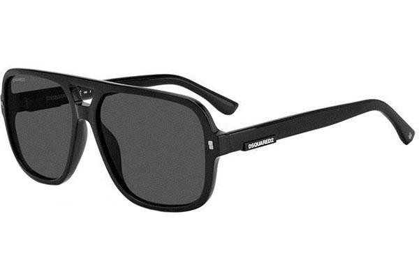 Sunglasses Dsquared2 D20003/S 807/IR Pilot Schwarz