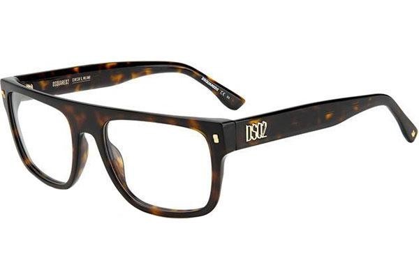 Brillen Dsquared2 D20036 086 Flat Top Havanna