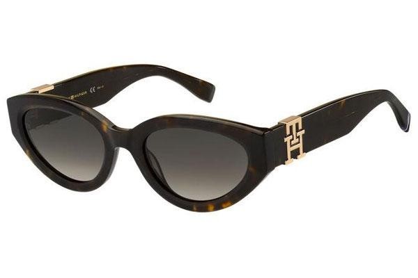 Sonnenbrille Tommy Hilfiger TH1957/S 086/HA Oval Havanna