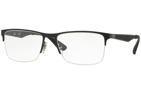 Glasses Ray-Ban RX6335 2503 Quadratisch Schwarz