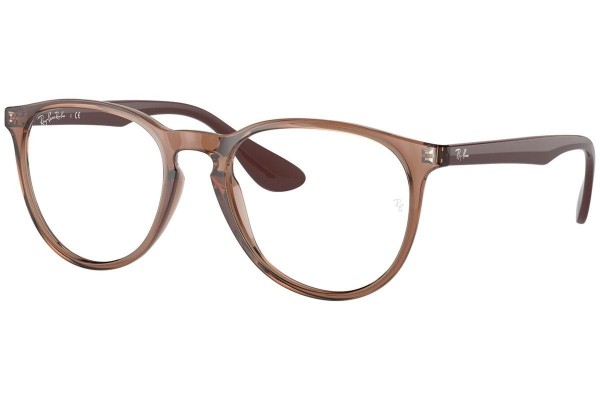 Glasses Ray-Ban Erika RX7046 5940 Quadratisch Braun