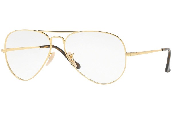 Brillen Ray-Ban Aviator Optics RX6489 2500 Pilot Gold