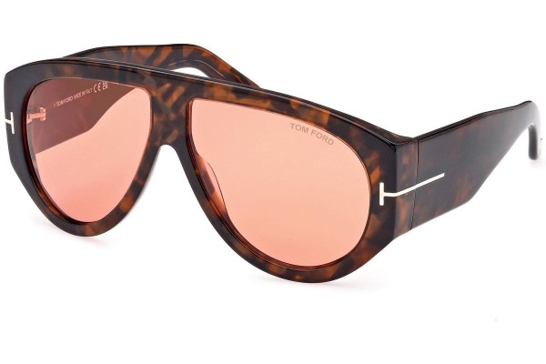 Sonnenbrille Tom Ford Bronson FT1044 52S Pilot Havanna