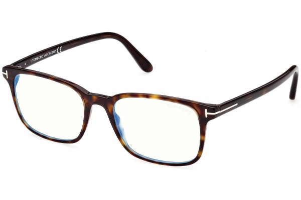 Brillen Tom Ford FT5831-B 052 Rechteck Havanna