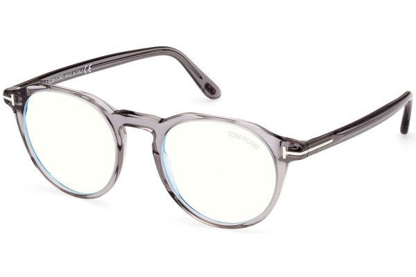 Brillen Tom Ford FT5833-B 020 Rund Grau