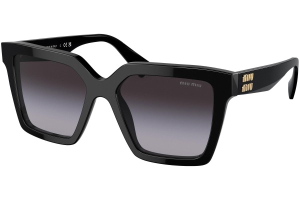 Sonnenbrille Miu Miu MU03YS 1AB5D1 Quadratisch Schwarz